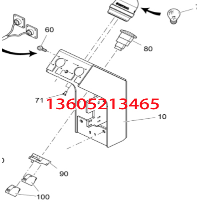 Fogler paver emergency stop button 3515046021