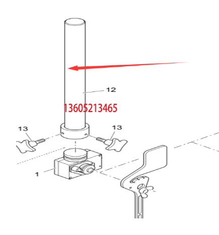Imported paver leveling instrument vertical pole p