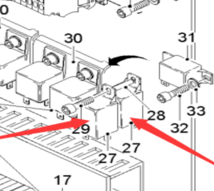 Milling machine flash relay part number 11159