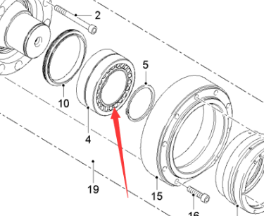 Milling machine spherical roller bearing part numb