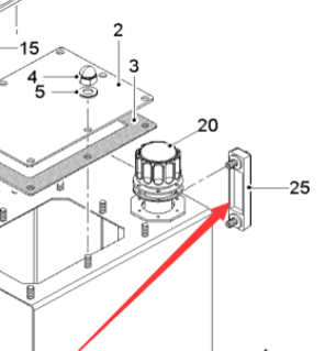 Milling machine liquid level indicator part number