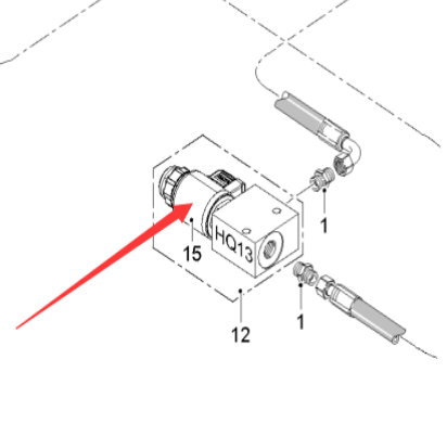 Milling machine solenoid valve assembly part numbe
