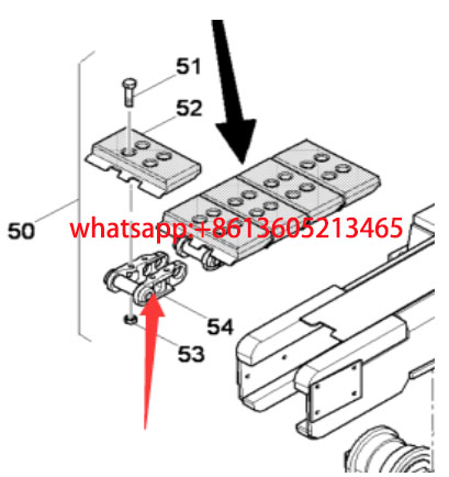 Danapak paver chain rail joint 4812034940