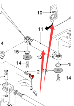 Milling machine steering cylinder repair kit part 