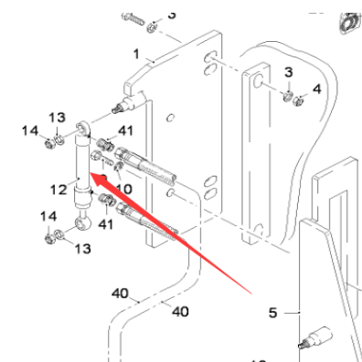 Milling machine lock pin cylinder part number 8584