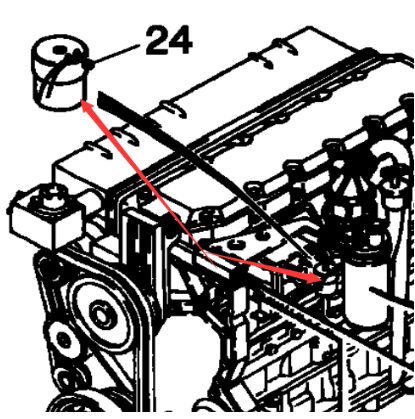 Milling machine diesel pump part number 110562