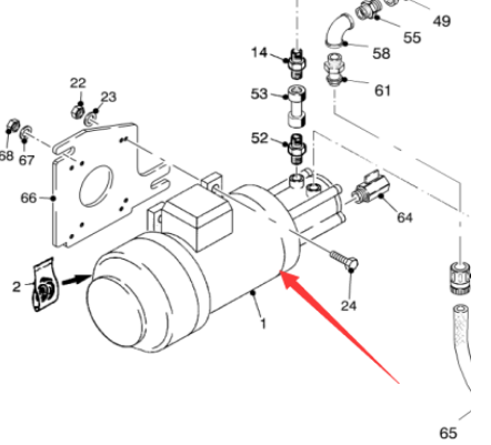 Milling machine sprinkler pump Part number 168748