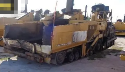 Remanufacturing used Caterpillar AP-1055D paver