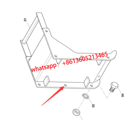 Laying machine 320MM spiral front baffle part numb