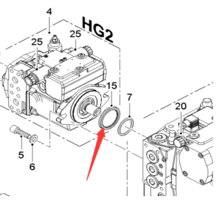 Milling machine hydraulic pump oil seal part numbe