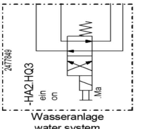 Milling machine magnetic valve assembly Part No. 2