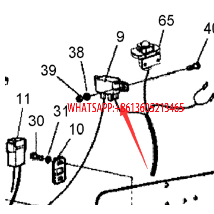 Laying machine starting relay part number 904448