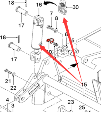 Milling machine broken beam cylinder repair packag
