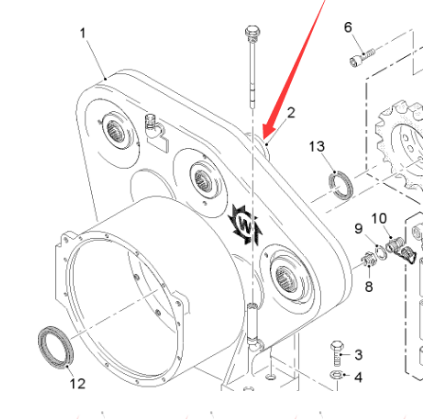 Milling machine hydraulic pump part number 167390