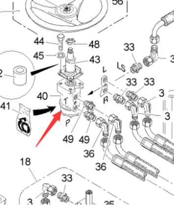 Milling machine steering machine part number 68500