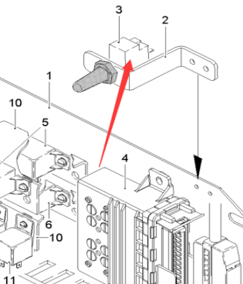 Milling machine rollover switch part number 160366