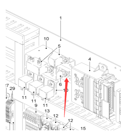 Mill relay 24V DC Part number 152015