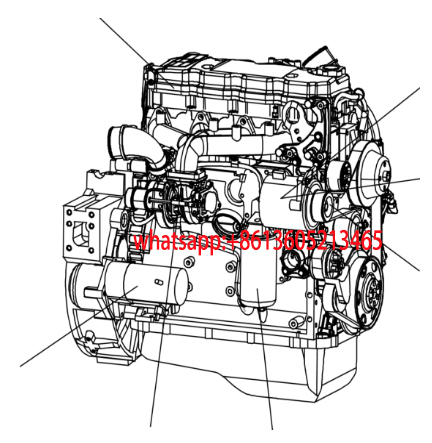 Laying machine diesel engine assembly part number 