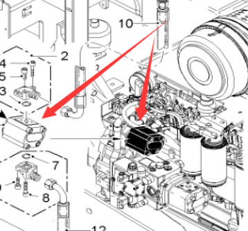 Milling machine feed belt hydraulic pump part numb