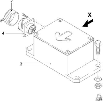 Milling machine transverse slope meter part number