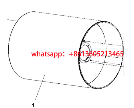 Danapak roller steel wheel part number 4700390347