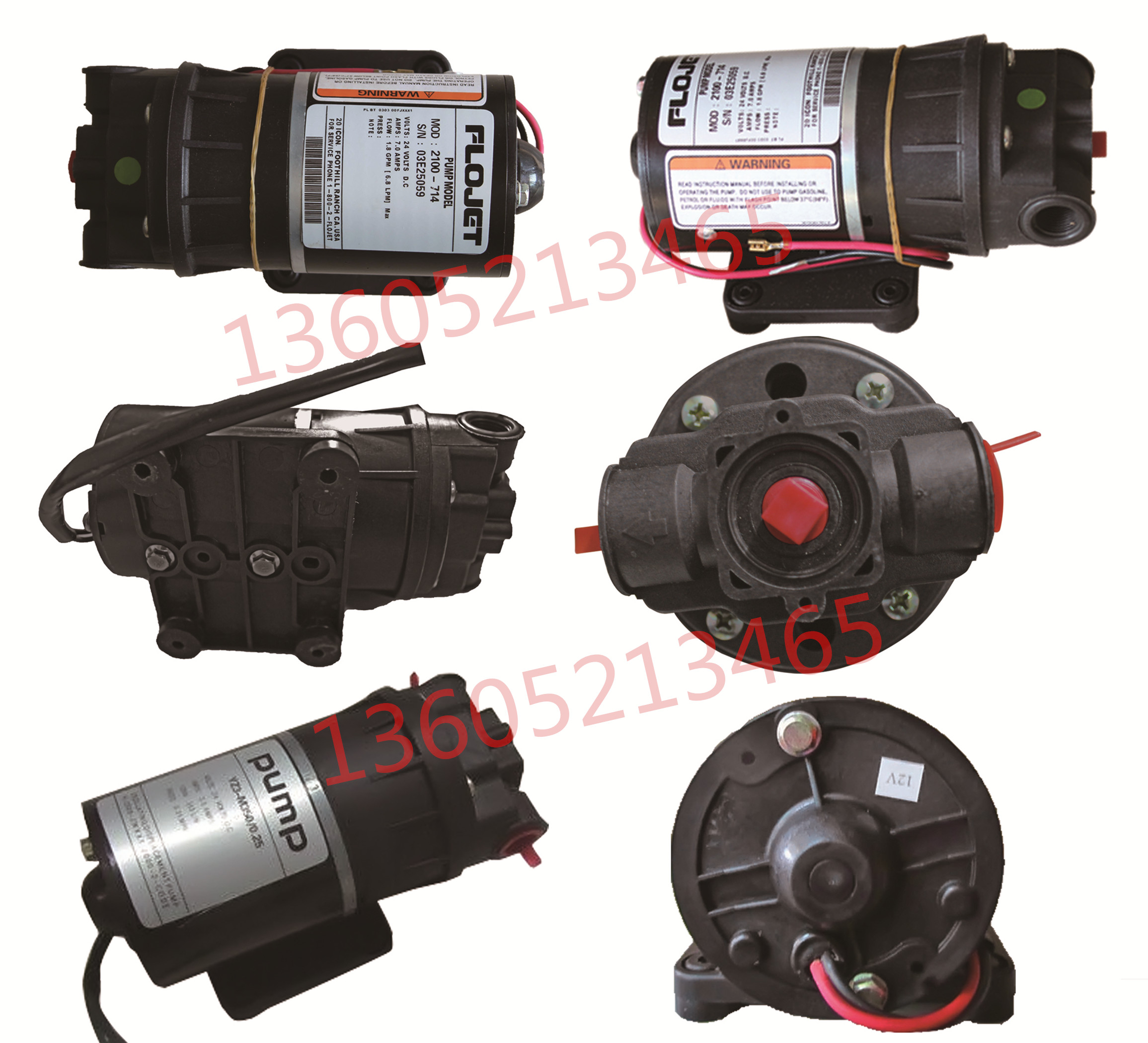 Roller ShuRflo water pump Model NO.  12v 24v