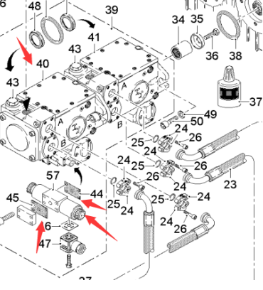 Wirtgen traveling pump 1 Part number 154408