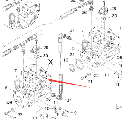 Wirtgen slurry drive pump part number 138897