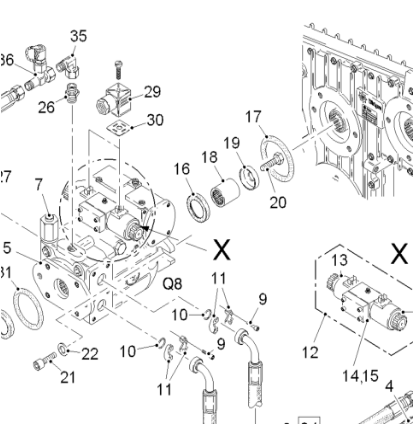 Wirtgen slurry drive pump part number 138898