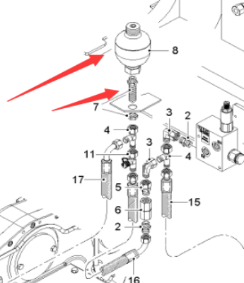 Wittgen clutch accumulator part number 2085577