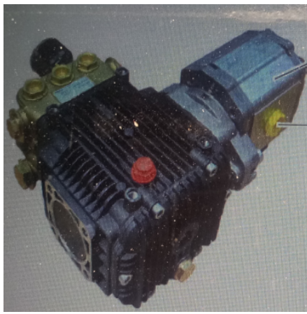 Milling machine high pressure cleaning pump part n