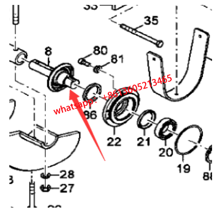 The paver stirs up the lower sprocket drive plate 