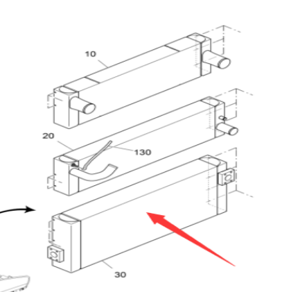 Imported paver hydraulic oil radiator part number 