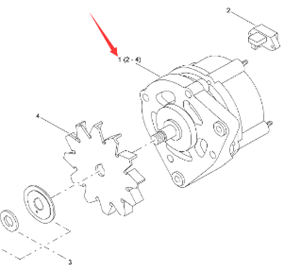 Paver engine generator part number 4812271711