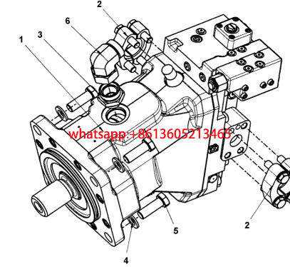Paver walking motor part number 4812266043