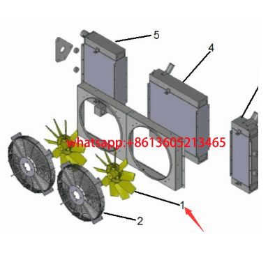 Paver engine fan assembly part number 4812269574