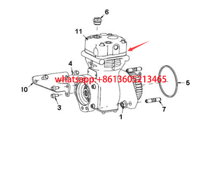 Road roller air compressor part number 4812271613
