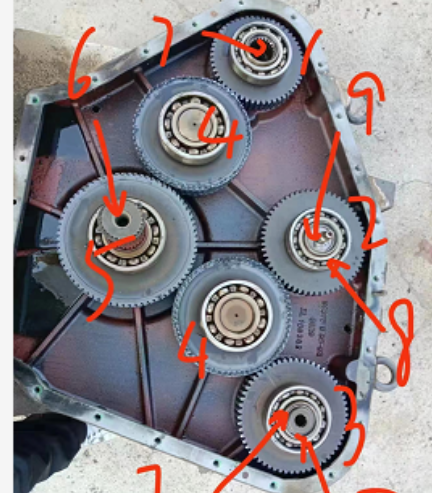 Wirtgen transfer box assembly Part number 148126
