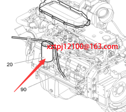 Fine diesel filter for paver, part number 2214738