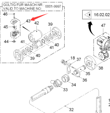 Wirtgen solenoid valve plug Part number 36399