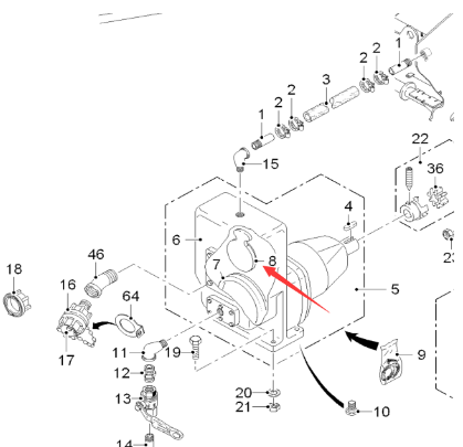 Wirtgen injection pump valve Part number 58078