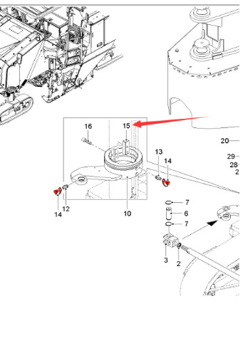 Wirtgen guide key part number 2063361