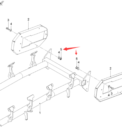 Wirtgen nut part number 5151