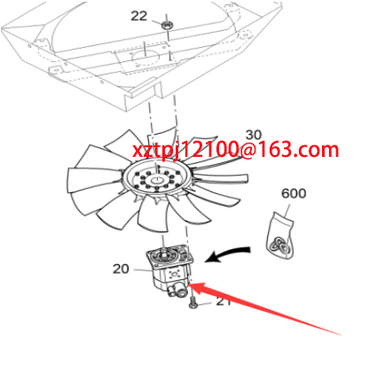 Spreader Fan Hydraulic Motor Part Number 2355160