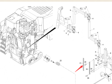 Wirtgen Leveling scale Part number 10066