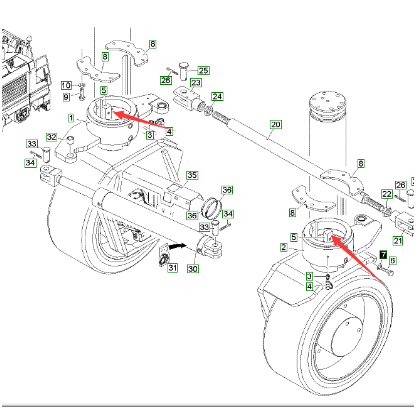 Wirtgen spline part number 125008