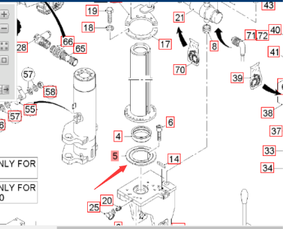 Wirtgen wear plate part number 149636