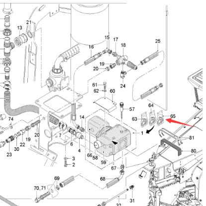 Wirtgen repair package Part number 2223433