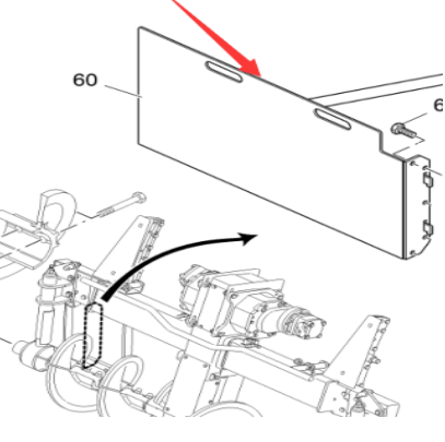 Fogler 1200 baffle left 2160214