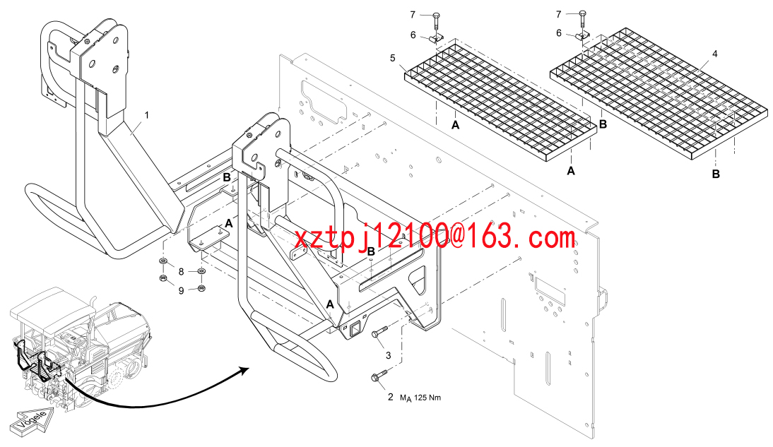 S1600-2 paver WASHER 9500080125